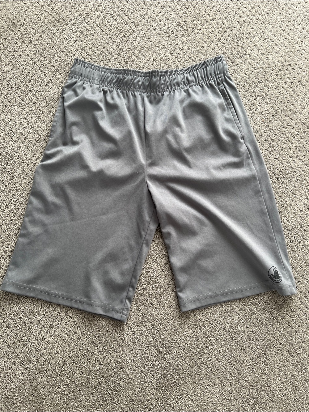 Boy’s Gray Athletic Shorts - Lightweight Performance
